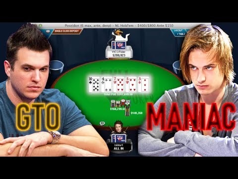 How To Use GTO Against Maniacs