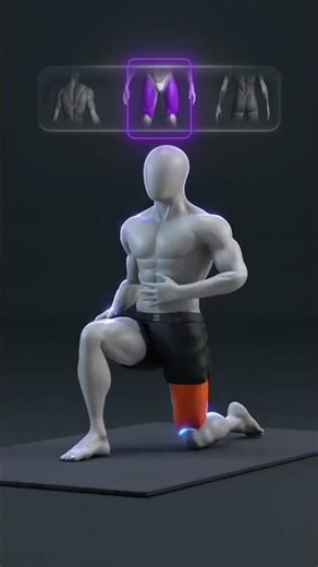 Full Body Mobility Routine | 3D Animation Home Workout 🏠 #trendingshorts