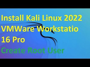 How to Install Kali Linux 2022.1 in VMware Workstation 16 Pro and create root user