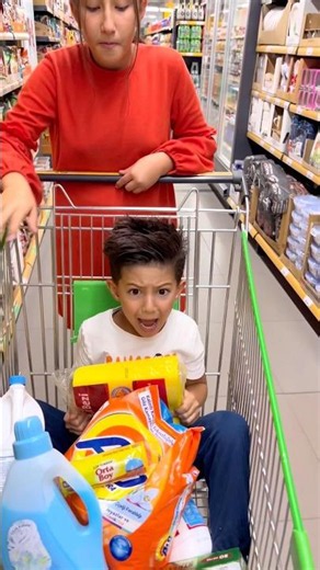 Cunning kid supermarket dream 😂♥️👻#shorts