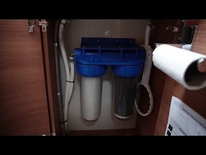 Einbau eines Wasserfilters in einen Carthago C-Chic Line 4.9