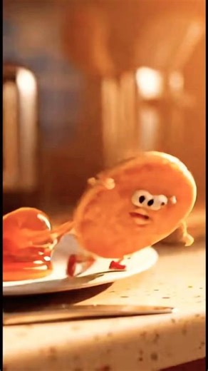 The Angry Pancake ESCAPES 🍯🥞💨| Funniest Breakfast Chase Ever #shorts