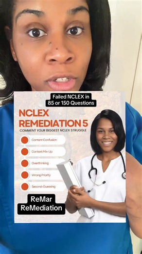 ReMar ReMediation address these 5 common issues. If you failed NCLEX you need remediation not a general NCLEX review there is a difference. You can join the ReMar Remediation by going to ReMarNurse.com #NCLEXPrep #NCLEXBook #NursingStudents #FutureNurse #NCLEXStudyGuide #NursingSchoolSuccess #PassTheNCLEX #NCLEXTips #NCLEXReview #StudyNursing #SafeNurse #LPNtoRN #NCLEXMotivation #NursingSchoolLife #NextGenNCLEX #RemarNurse #NursingGoals #NCLEXHelp #NurseInTheMaking #NursingExamPrep | ReMar Nurse