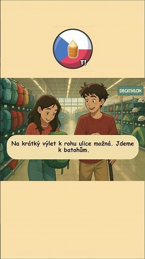 Czech conversation in Decathlon for Beginners A1