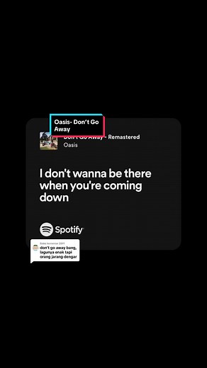 Oasis- Don’t Go Away Lyrics and Meaning