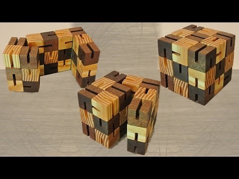 Build of a Flexi (cube) puzzle