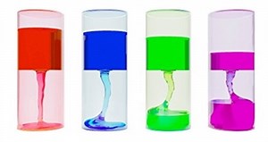 8-inch Calming Visual Ooze Tube Timer - Various Colors