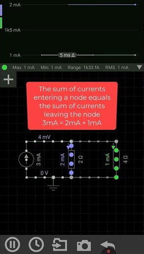 Kirchhoff’s Current Law (KCL) Simulation in 13 Seconds | EveryCircuit