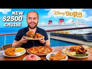I went on Disney's NEWEST Cruise by myself just to eat ($2500 Disney Destiny Trip)