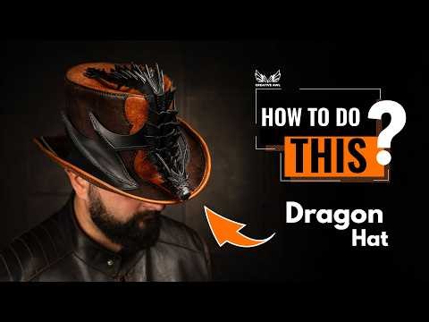 Leather Dragon Hat DIY