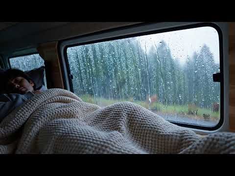 🚗 Cozy Rain Inside Car — ASMR Sleep Sounds for Relaxing, Study & Stress Relief