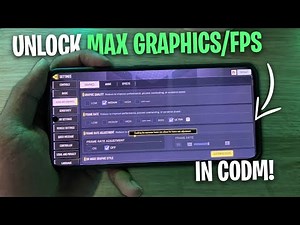 How to Unlock MAX FPS/GRAPHICS Settings in Call of Duty Mobile (CODM) - 120 FPS