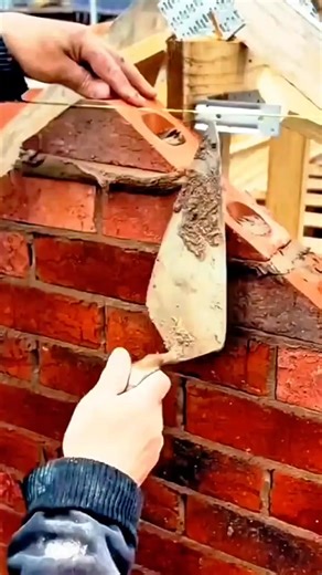 2.4K views | Professional Bricklayer Carefully Adds Another Layer Of Red Bricks #bricklayer #bricklaying #construction | Workzonex | Facebook