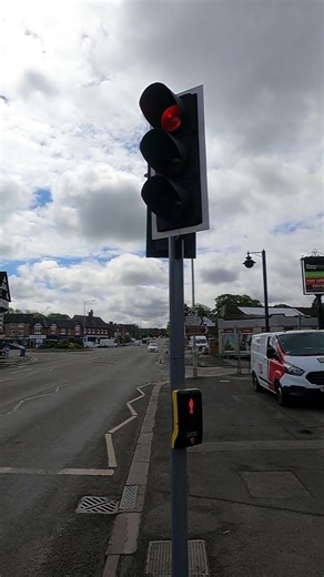 Penkridge: Stone Cross, PEEK TLED Traffic Lights Puffin Crossing