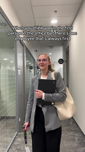 Does he sleep here or…?😅 #deloitte #hungary #officelife #officehumor #fyp