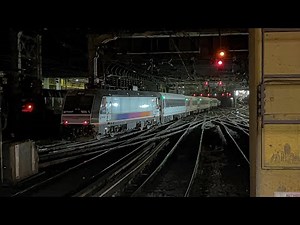 NJ Transit Railfanning - New York [4K-60FPS]