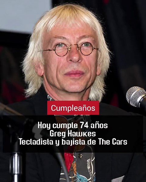 Datos Retro Clásicos 22 de octubre Gregory A. Hawkes (Fulton; 22 de octubre de 1952) es un músico estadounidense más conocido como el teclista y posteriormente bajista de la banda de rock The Cars. Nació el 22 de octubre de 1952 en Fulton, en el estado de Maryland, en Estados Unidos. Asistió a la escuela secundaria Atholton, donde tocó en una banda llamada Teeth. Luego asistió al Berklee College of Music durante dos años, donde se especializó en composición y flauta. Abandonó esa escuela para to