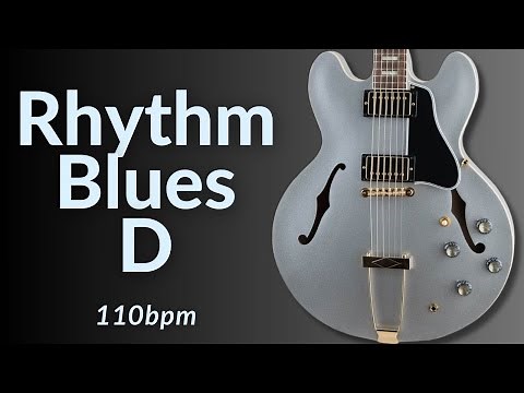 Guitar Backing Track (Blues in D)