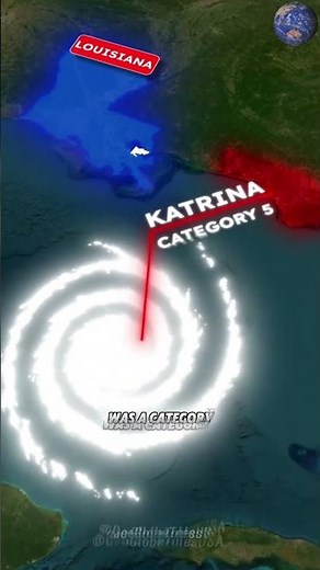 Hurricane Katrina, the deadliest hurrucane in U.S history #usa #geographychannel #worldgeography