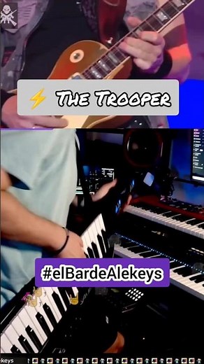 🎹 El solo de “The Trooper” (Iron Maiden) ¡en keytar y a todo ritmo!
