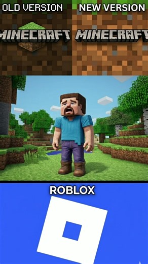 Old Minecraft VS New Minecraft, But With A Twist! #shorts #minecraft