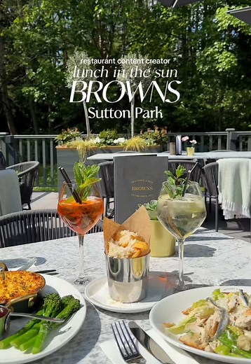 Sunny Lunch Vibes at Browns Sutton Park