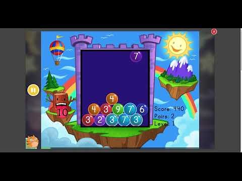 Addition to 10 - Bubble Buster - Educational Games for Kids - Learning - Adding - Child Learns