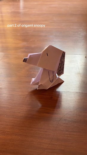 Origami Snoopy Tutorial and Crafts with Snoopy