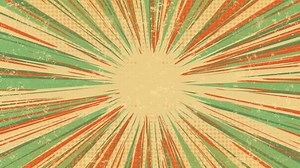 Animated retro pop art background