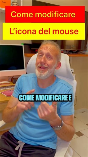 17K views · 143 reactions |  Ingrandire il puntatore del mouse Ti...