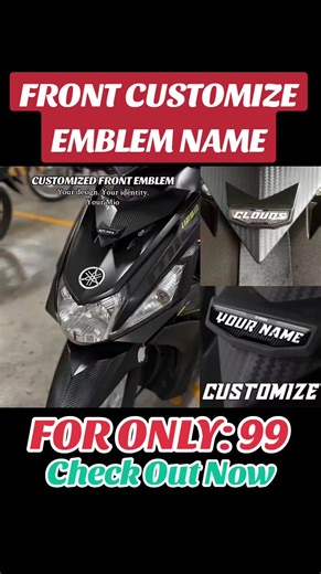 Customize Emblems for Your Mio I 125 and More