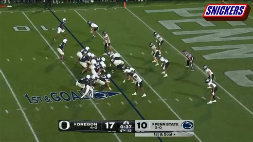 This week's SNICKERS Most Satisfying Play of the Game is Devonte Ross' TD to tie the game. SNICKERS Satisfies. #WeAre x SNICKERS | Penn State Nittany Lions