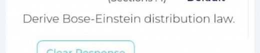 Derive Bose-Einstein distribution law.... | Filo