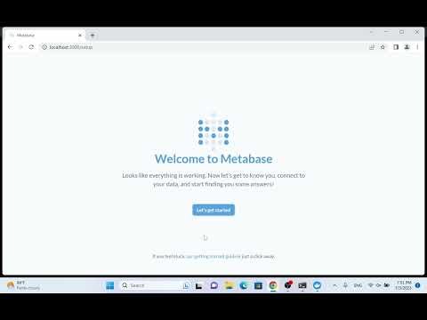 How to Configure Metabase on Docker Container in Microsoft Windows #tips #metabase #docker #windows