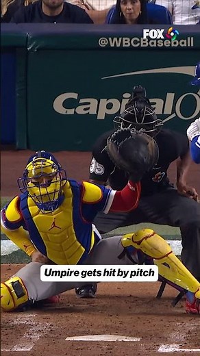 Tough break for blue 😳 #baseball #wbc