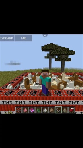 Minecraft explosion 💥😯