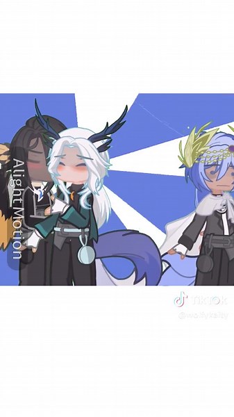 Kissing strangers! ( I'm on that grind holy) #elves #gacha #kissing #oc