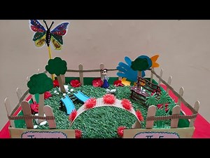 Garden model for school project ‪@Craft.28‬