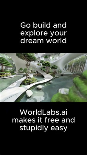 Playing with Marble by World Labs - you can generate 3d worlds with a text prompt, image or video