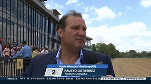 Trainer Fausto Gutierrez shares his excitement with Matt Carothers on LETRUSKA winning back to back editions of the G1 Apple Blossom Handicap at Oaklawn Racing! More to come from Oaklawn on TVG! @WinStarFarm | FanDuel Racing