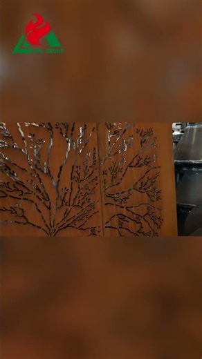 Laser Cut Corten Metal Screen for Sale #corten #screen