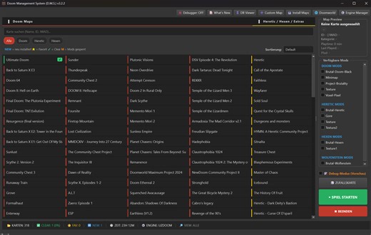 D.M.S GUI - Doom Management System file - Heretic