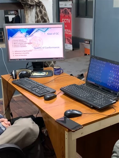 📷 In today’s session, our QC instructor taught an important topic in Quality Control. Practical learning for real industry skills 📷