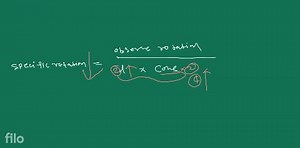 What will be effect on specific rotation of an optically active... | Filo