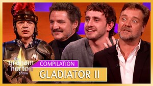 255K views · 3.5K reactions | ARE YOU NOT ENTERTAINED?! ️️ Gladiator legend #RussellCrowe and the new cast of Gladiator II, #PaulMescal, #DenzelWashington & #PedroPascal share their stories of stardom on the Graham Norton Show couch. Maximum entertainment guaranteed! | The Graham Norton Show | Facebook