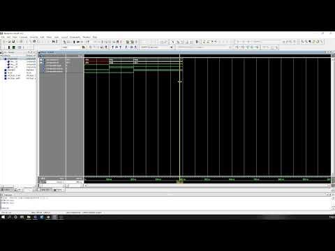 Simulacion de un COMPARADOR DE 4 BITS - modelsim.vhdl