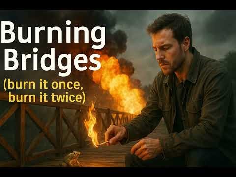 Burning bridges (Burn it once, burn it twice)