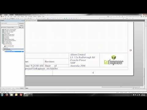 Altium Designer - Create a Custom Schematic Template