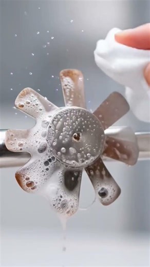 Rusty Fan Blades Cleaned – Satisfying Transformation!