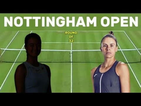alexandra eala vs magda linette wta 250 nottingham open 2025